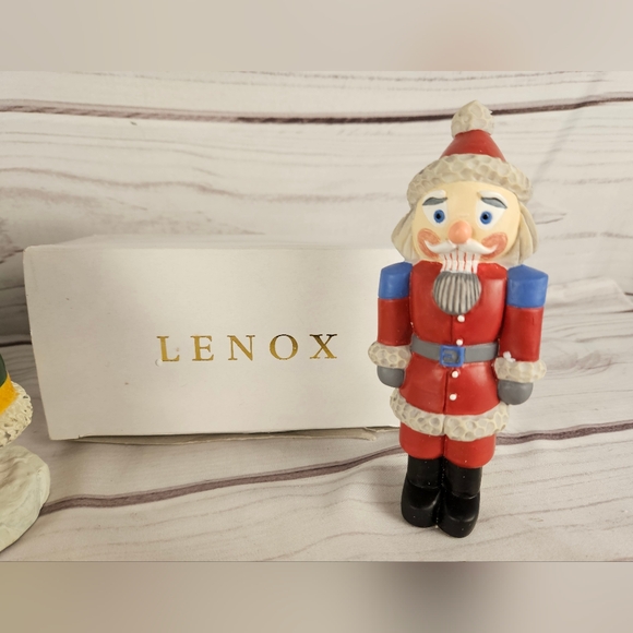 Lenox The Collectors Treasury of Santas Chrismas Holiday Set Nutcracker & Santas - Picture 4 of 12